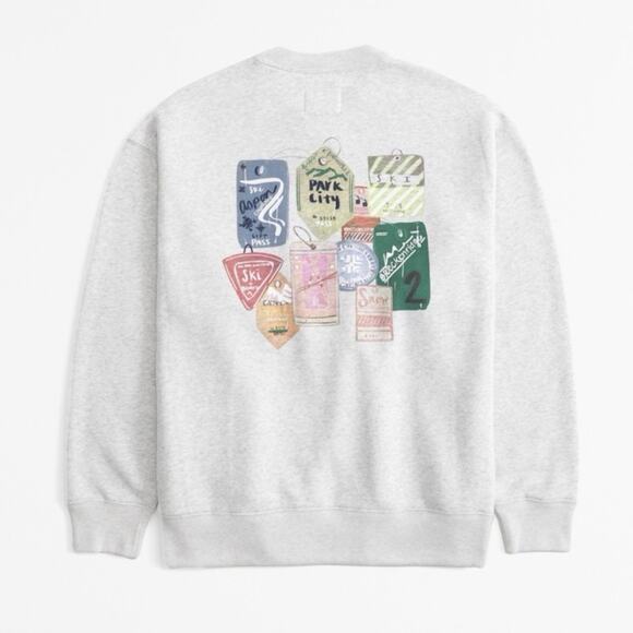 Abercrombie & Fitch Tops - Abercrombie And Fitch Ski Destination Vintage Sunday Crew Sweatshirt Small Soft